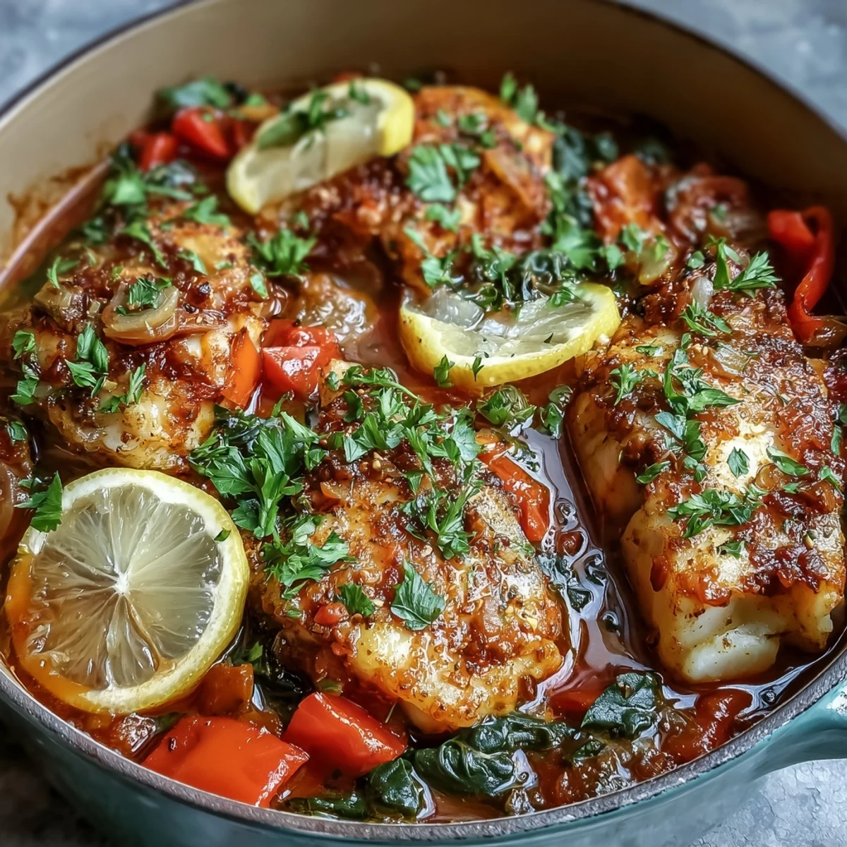 Cod Pot Design Delicious Spiced Cod One Pot Meal