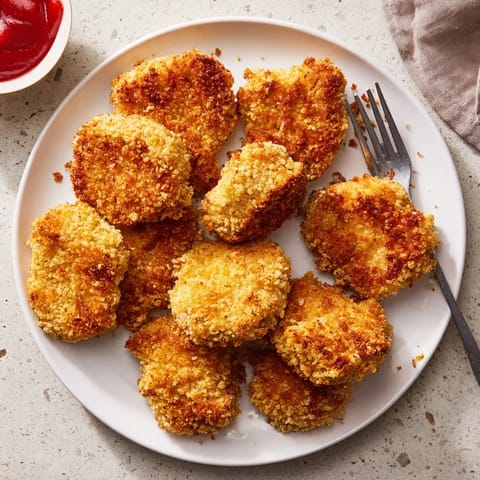 These tender, juicy nuggets are coated in crunchy panko breadcrumbs and perfect for dipping.
