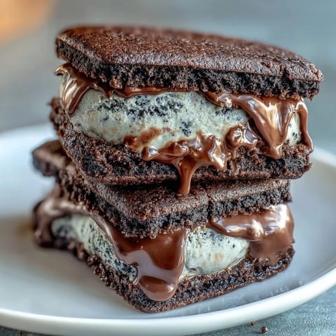 Black Sesame Ice Cream Sandwich