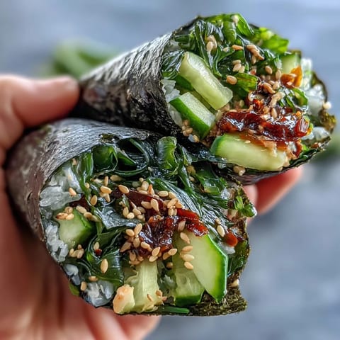 Seaweed Salad Hand Rolls