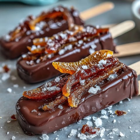 Decadent hot chocolate stirrers with candied orange and dark chocolate, perfect for Valentine's gifting and cozy sipping.  