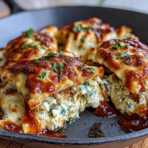 One-pan fusion comfort food featuring savory turkey, tender cabbage, and dumpling wrappers baked with melted mozzarella.  