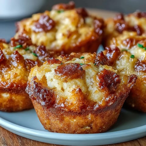 Golden mini corn dog muffins packed with hot dog, perfect for parties.