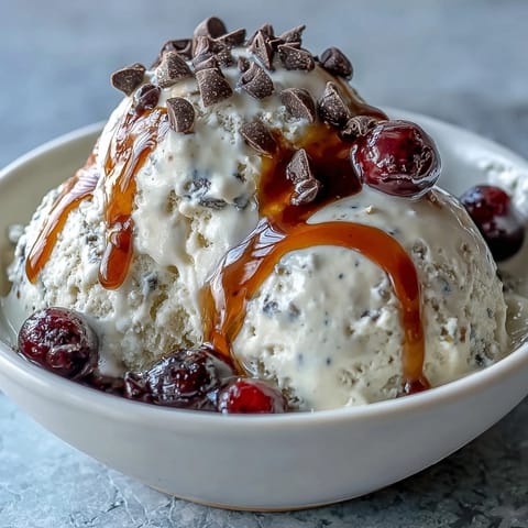 Viral TikTok Cottage Cheese Ice Cream, rich, smooth, and perfectly chilled.