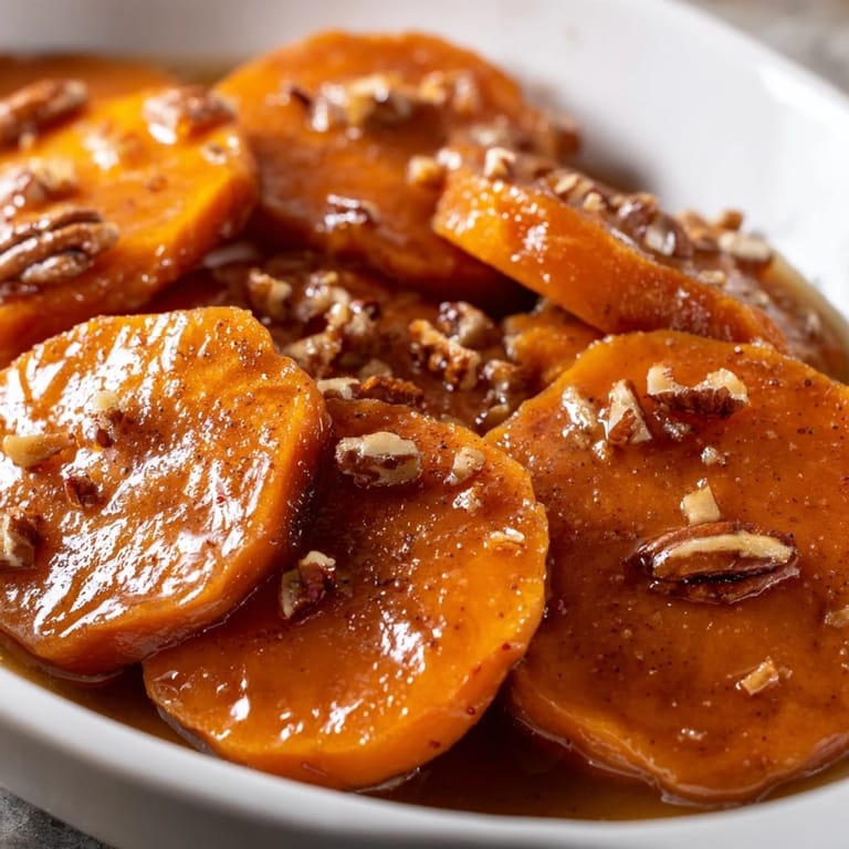 Golden, fork-tender Candied Yams in a buttery glaze, perfect beside roast turkey and ham.