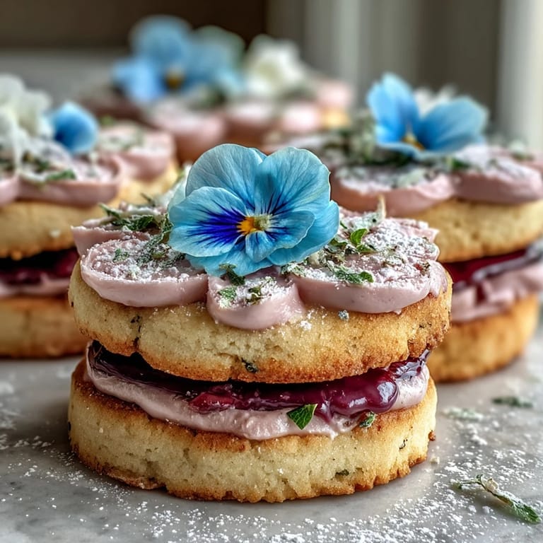 Buttery sugar cookies in bloom, each petal painted with pastel royal icing for spring celebrations.