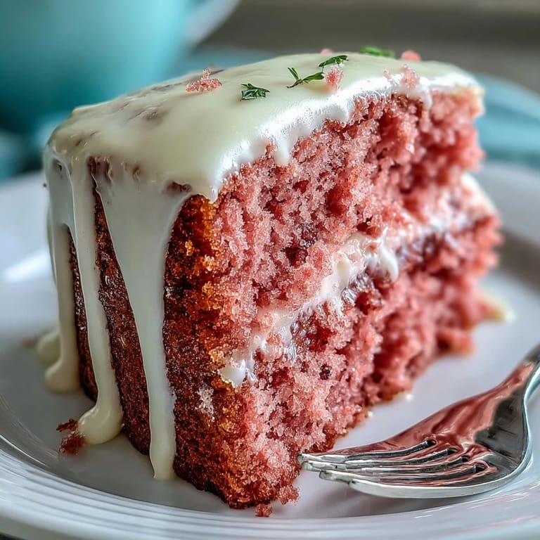 Moist Rosé Velvet Cake, beautifully decorated with shimmering gold accents.