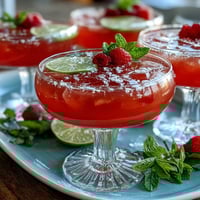 Refreshing pink lemonade party punch with citrus and berry flavors, perfect for spring gatherings and all ages.  